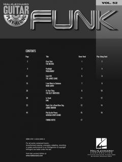Guitar Play-Along Vol. 52: Funk 