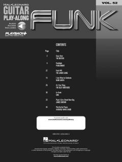 Guitar Play-Along Vol. 52: Funk 