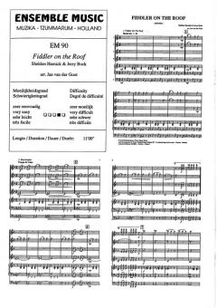 Fiddler On The Roof (Jerry Bock) 