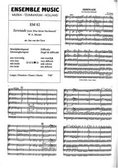 Serenade from Eine Kleine Nachtmusik (W.A. Mozart) 