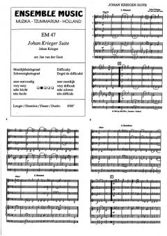 Johann Krieger Suite (Johann Philipp Krieger) 