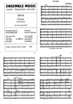 Pavane von Thoinot Arbeau 