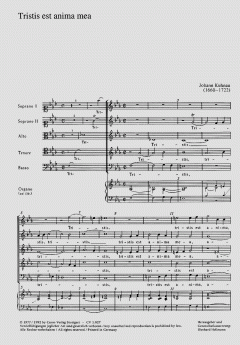 Tristis est anima mea (Johann Kuhnau) 