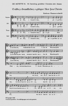 O süßer, o freundlicher (Andreas Hammerschmidt) 