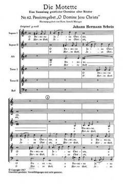 O Domine Jesu Christe (Johann Hermann Schein) 