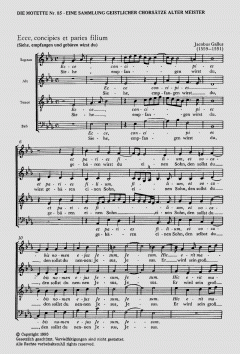 Ecce, concipies et paries filium (Jacob Gallus) 