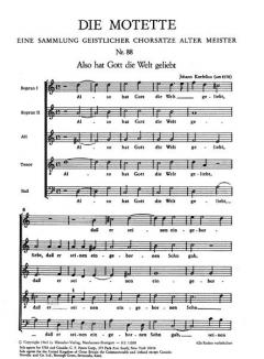 Also hat Gott die Welt geliebt 