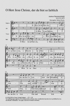 O Herr Jesu Christe (Andreas Hammerschmidt) 