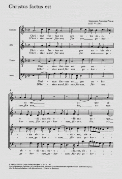 Christus factus est (Guiseppe Ottavio Pitoni) 