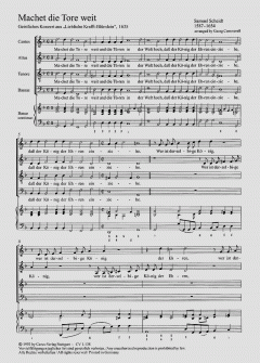 Machet die Tore weit von Samuel Scheidt 