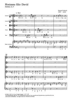 Hosianna filio David (Samuel Scheidt) 