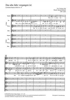 Das alte Jahr vergangen (Samuel Scheidt) 