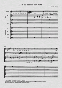 Lobet, ihr Himmel, den Herren (Samuel Scheidt) 