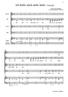 Ich hielte mich nicht dafür (Johann Rosenmüller) 