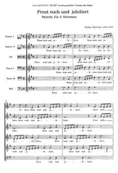 Freut euch und jubiliert (Sethus Calvisius) 