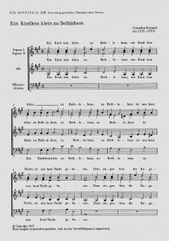 Ein Kindlein klein zu Bethlehem (Cornelius Freundt) 
