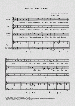 Das Wort ward Fleisch (Constantin Christian Dedekind) 
