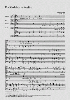 Ein Kindelein so löbelich (Samuel Scheidt) 