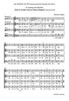 Und er wandte sich zu seinen Jüngern (Melchior Vulpius) 