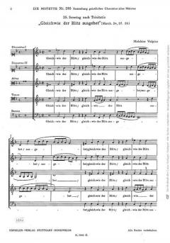 Gleichwie der Blitz (Melchior Vulpius) 