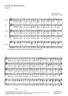 Uns ist ein Kind geboren (Melchior Franck) 