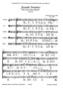 Exaudi Domine (Orlando di Lasso) 