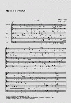 Missa à 5 vocibus (Johannes Eccard) 