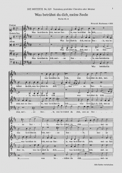 Was betrübst du dich, meine Seele (Heinrich Hartmann) 