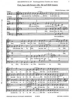 Gott, lass sich freuen alle, die auf dich trauen (Heinrich Hartmann) 