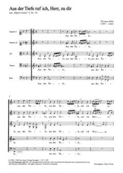 Aus der Tiefe ruf ich, Herr, zu dir (Thomas Selle) 