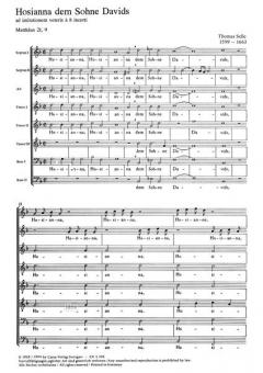 Hosianna dem Sohne Davids (Thomas Selle) 