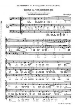 Ich muss ja, Herr, bekennen frei (Johann Crüger) 
