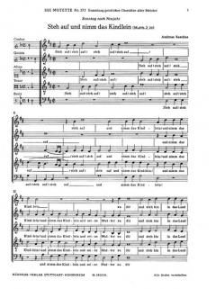 Steh auf und nimm das Kindlein (Andreas Raselius) 