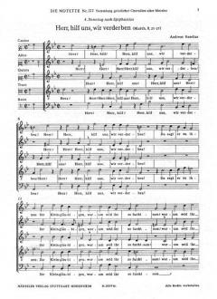 Herr, hilf uns, wir verderben (Andreas Raselius) 