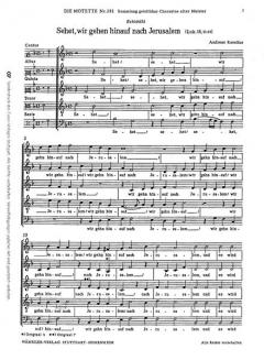 Sehet, wir gehen hinauf nach Jerusalem (Andreas Raselius) 