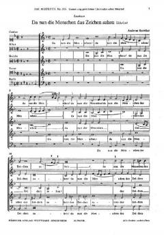 Da nun die Menschen das Zeichen sahen (Andreas Raselius) 