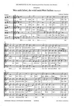 Wer mich liebet, der wird mein Wort halten (Andreas Raselius) 