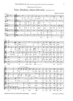 Vater Abraham, erbarm dich mein (Andreas Raselius) 