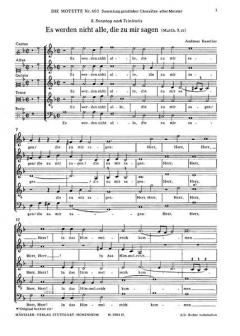 Es werden nicht alle, die zu mir sagen (Andreas Raselius) 