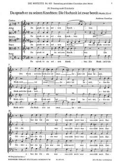 Die Hochzeit ist zwar bereit (Andreas Raselius) 