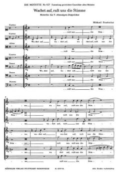Wachet auf, ruft uns die Stimme (Michael Praetorius) 