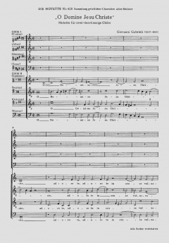 O Domine Jesu Christe (Giovanni Gabrieli) 