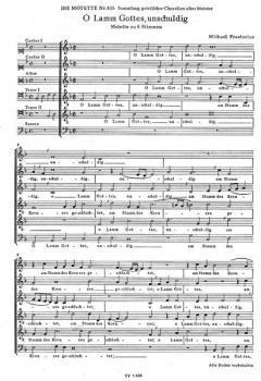 O Lamm Gottes, unschuldig (Michael Praetorius) 