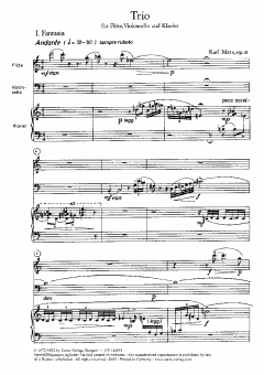 Trio op. 61 von Karl Marx 