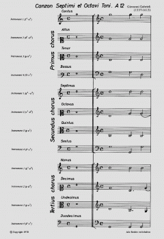 Canzon septimi et octavi toni (Giovanni Gabrieli) 