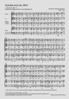 Gelobet seist du, Herr, Gott Israel (Constantin Christian Dedekind) 