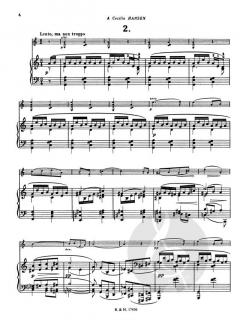 Fünf Melodien op. 35a von Sergei Sergejewitsch Prokofjew 