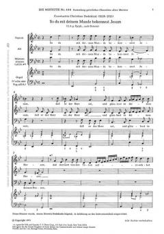 So du mit deinem Munde (Constantin Christian Dedekind) 