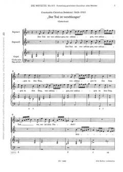 Der Tod ist verschlungen in den Sieg (Constantin Christian Dedekind) 