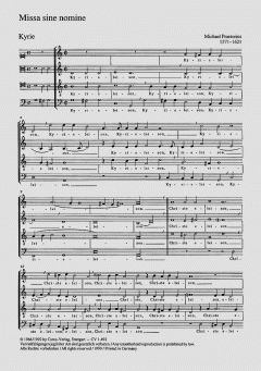 Missa sine nomine (Michael Praetorius) 